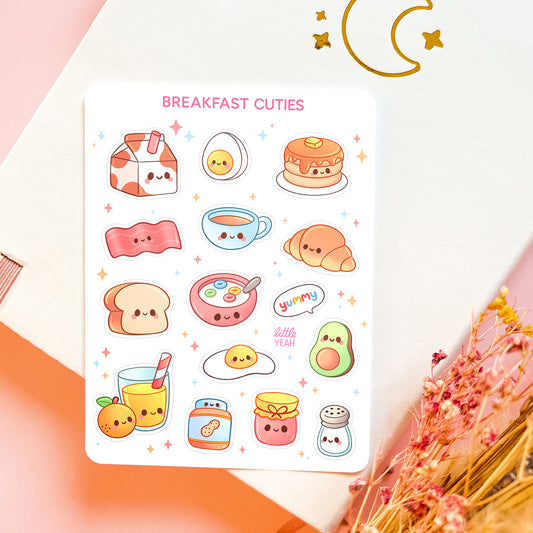 Breakfast Cuties - Cute Sticker Sheet