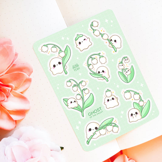 Ghost of the Valley - Cute Sticker Sheet