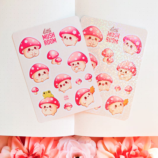 Magical Mushroom - Cute Sticker Sheet