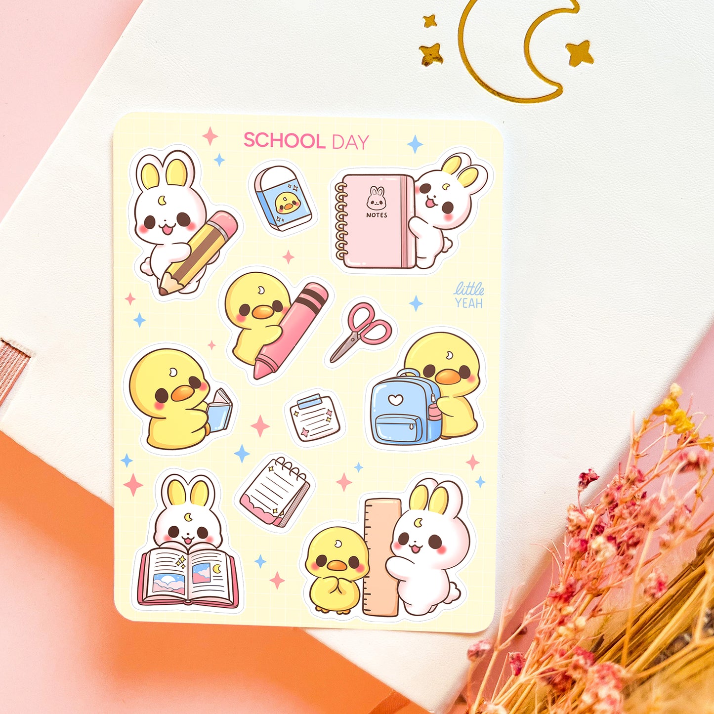 School Day - Cute Sticker Sheet