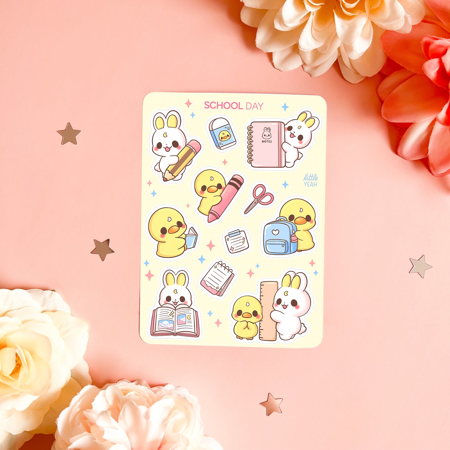 School Day - Cute Sticker Sheet