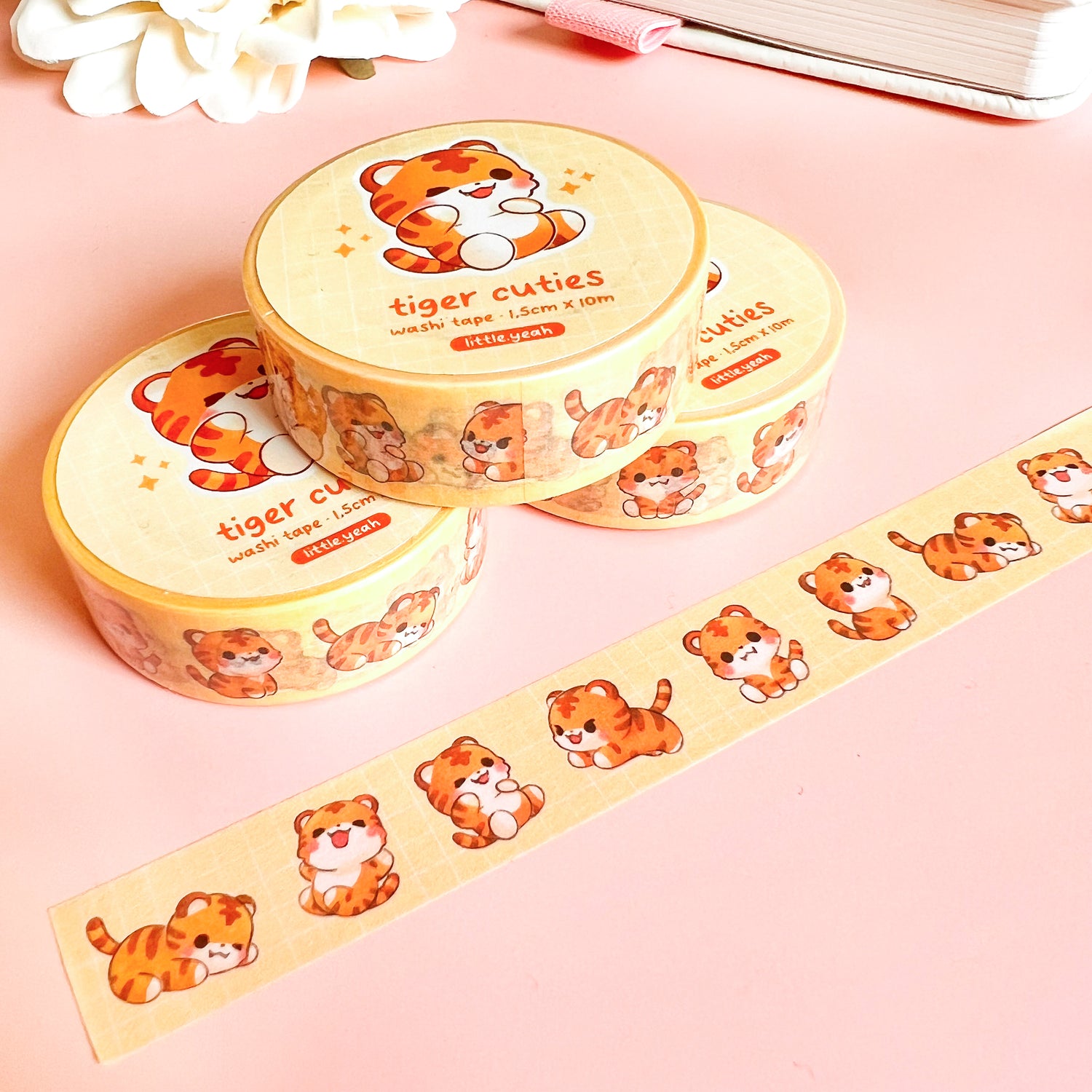 Süßes Tiger Washi Tape